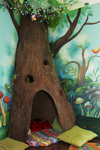 Parque <span class=keywords><strong>de</strong></span> Atracciones para niños, <span class=keywords><strong>casa</strong></span> <span class=keywords><strong>de</strong></span> árbol <span class=keywords><strong>de</strong></span> madera <span class=keywords><strong>de</strong></span> fibra <span class=keywords><strong>de</strong></span> vidrio, plástico artificial, estilizado, interior o exterior - Product Image 2
