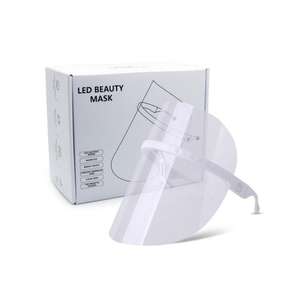 Masque de beauté LED, appareil de massage facial, 21,6 cm, rechargeable par USB, pour le bien-être du visage - Product Image 3