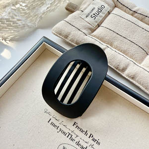 Pinzas Planas para el Pelo en Color Neutro Mate para Mujer, Pinza Plana Redonda para Recoger el Pelo - Product Image 3