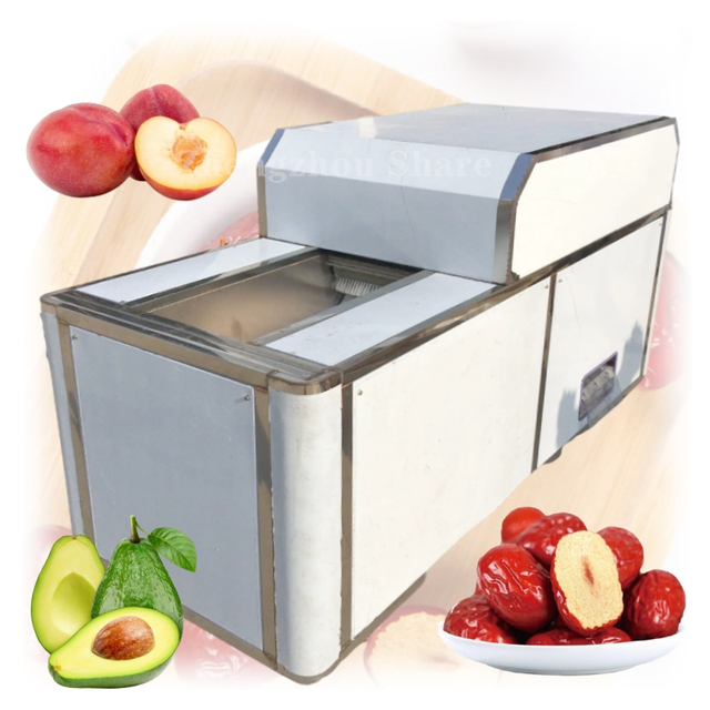 Automatic Plum Pitting Machine Half Cutting Apricot Core Remover Machine Olive Pitting Machine for Sale