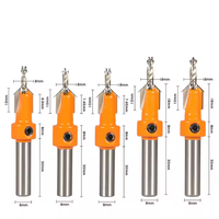 8mm tige HSS fraise 90 degrés chanfrein outil bois foret en acier à haute teneur en carbone vis fraisée trou forage
