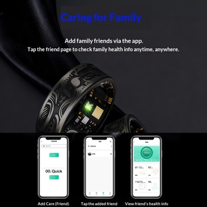 Anillo Inteligente de Estilo Retro 2026, Monitor de Frecuencia Cardíaca y SpO2, Podómetro, Bluetooth, Funciones Personalizables para Deportes y Uso Diario - Product Image 4