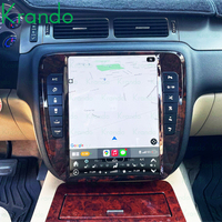 Écran vertical Tesla de 13 pouces, autoradio Android OLED, écran partagé, 4G LTE, CarPlay, navigation GPS, GMC Yukon, Chevy Tahoe, Silverado