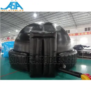 Đen Inflatable Xách Tay Home Chiếu Dome Lều Di Động Mô Hình Vũ Trụ Cho Kỹ Thuật Số Rạp Chiếu Phim Sao Chiếu