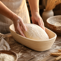 Fournisseur B2B de paniers de levage en rotin naturel faits à la main pour les importateurs et distributeurs de boulangerie