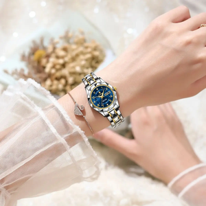 Nouvelle montre à quartz pour femme 2024, 782, luxe, charme, mode, affaires, boîtier en acier inoxydable, cadran en verre, étanche, lumineuse, date - Product Image 4