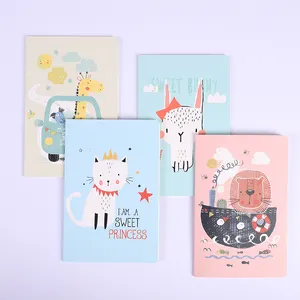 Wholesale Custom Cute Sheep Cat Printing Wire Stitching Recycled Cute Kawaii Stationery Item for Girls