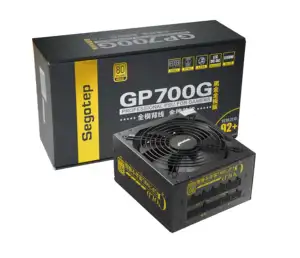 Segotep YGM 600W GP700 Blackgold Fully Modular 80PLUS Gold Gaming Power Supply