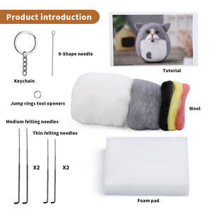 ชุดทำผ้าสักหลาดขนแกะแบบ DIY เข็มสำหรับสัตว์ - Product Image 2