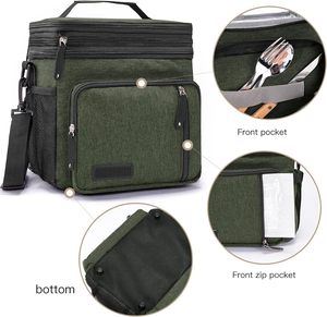 Free Sample Customized Durable <b>Lunch</b> Cooler <b>Bag</b> Cotton Canvas Eco-friendly OEM Portable Shopping <b>Bag</b> Food <b>Thermal</b> - Product Image 5