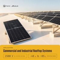 Panneau solaire bifacial double vitrage JA Solar JAM54D40 LB 435-460W de type N, DeepBlue 4.0 Pro, module PV à 23,0 % d'efficacité pour toiture