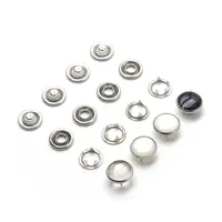 B-0005 Perlen befestigungen Prong Socket Ring Press Studs Druckknöpfe Poppers Für DIY Craft Supplies