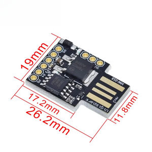 แผงวงจรดิจิทัลสำหรับการพัฒนาระบบ Kickstarter TINY85สีน้ำเงินสีดำโมดูลสำหรับ IIC <span class=keywords><strong>I2C</strong></span> USB - Product Image 3