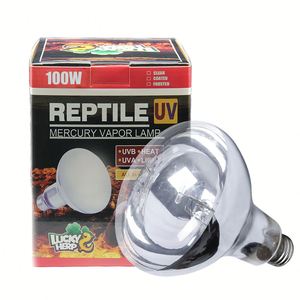 Ampoule UV pour reptiles <span class=keywords><strong>Solar</strong></span> <span class=keywords><strong>Glo</strong></span> 80w 100w 125w 160w Uva Uvb vapeur de mercure, lumière chauffante pour reptiles - Product Image 1