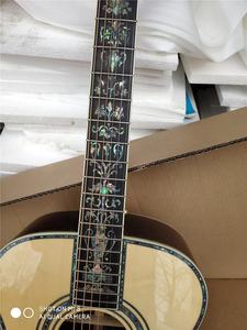 <span class=keywords><strong>Guitarra</strong></span> Acústica de Lujo de 40 Pulgadas con Incrustaciones Artesanales, <span class=keywords><strong>Guitarra</strong></span> Electroacústica, <span class=keywords><strong>Guitarra</strong></span> Hecha a Mano de Madera Sólida - Product Image 6