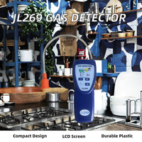 Detektor Kebocoran Gas Portabel Hanwei JL269 LCD ABS Garansi 1 Tahun OEM Dapat Disesuaikan Untuk Penggunaan Rumah Tangga Gas Alam (CH4)/LPG (C3H8)/H2
