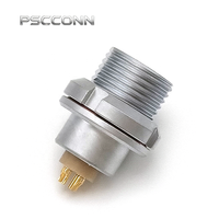 Conector Industrial de Empuje y Tracción Autoblocante de 4 Pines Serie T IP68 Resistente al Agua PSCCONN, EEG.0T.304.CPLR, EEG.1T.304.CPLR