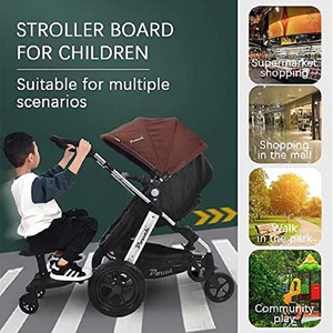 Planche de <span class=keywords><strong>poussette</strong></span> avec siège détachable universel 2 en 1 planche de <span class=keywords><strong>poussette</strong></span> adaptée à la plupart des marques de poussettes - Product Image 3