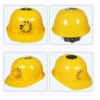 Casque de sécurité en gros Ventilateur de protection solaire de chantier Chapeau de protection du travail anti-écrasement extérieur d'été