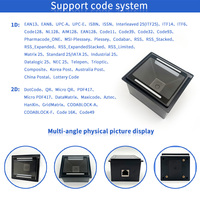 Escáner de Código de Barras de Montaje Fijo EMT6552, Lector de Códigos QR 1D 2D, Compatible con Android y Linux