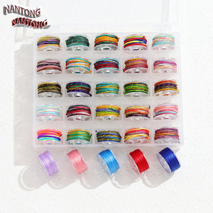 ชุดไหมพรมสีนานทง 72Nm 25 สี บรรจุกล่อง สำหรับถักมือ เชือกถัก งานฝีมือ DIY ทำเครื่องประดับ อุปกรณ์งานฝีมือ - Product Image 1