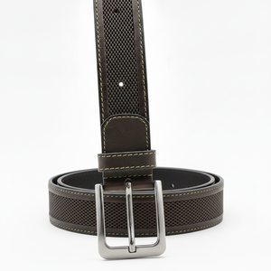 Cinturón de piel auténtica de vaca de diseñador para hombre personalizado con hebilla verde de lujo hecha a mano accesorio de moda con longitud personalizada - Product Image 1