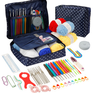 Ergonomic Crochet kim Starter DIY may kit công cụ cầm tay cho có kinh nghiệm Crochet những người yêu thích và tay knitters - Product Image 1