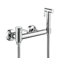 Mitigeur de douche de salle de bain avec douchette en laiton mitigeur portable bidet douche pulvérisateur ensemble