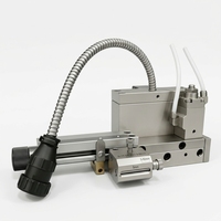 Pistolet applicateur de colle automatique à tête de colle thermofusible réglable 5-50 mm avec lame raclette