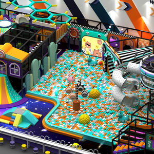 Équipement d'aire de jeux intérieure <span class=keywords><strong>pour</strong></span> enfants Château coquin avec toboggan à balles Aire de jeux <span class=keywords><strong>pour</strong></span> tout-petits <span class=keywords><strong>Parc</strong></span> d'attractions <span class=keywords><strong>pour</strong></span> bébés et enfants - Product Image 5