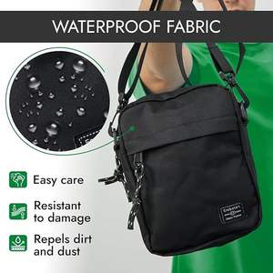 <span class=keywords><strong>Borsa</strong></span> a <span class=keywords><strong>tracolla</strong></span> <span class=keywords><strong>piccola</strong></span> da uomo di design nero con <span class=keywords><strong>tracolla</strong></span> a <span class=keywords><strong>tracolla</strong></span> con <span class=keywords><strong>tracolla</strong></span> - Product Image 4