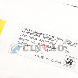 <span class=keywords><strong>5</strong></span> Inch Tpo Lcd-Scherm Aaj050k001a Auto Scherm Paneel Actieve <span class=keywords><strong>Matrix</strong></span> <span class=keywords><strong>Module</strong></span> - Product Image 3