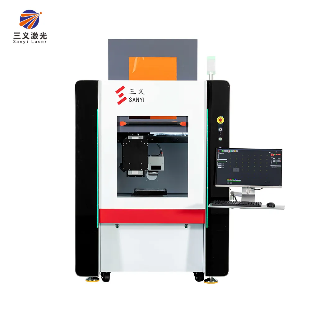 SANYI User Friendly Arbitrary Shapes High Accuracy Professional Guangdong Laser Drilling Cutting Machines For Glass