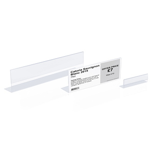 Free Sample Free Design Advertising PP PVC <b>Shelf</b> Talker Holders - Product Image 5