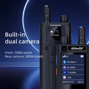 BinQi <span class=keywords><strong>BQ</strong></span>-F7 Walkie Talkie 4G LTE Resistente al Agua IP67, Pantalla <span class=keywords><strong>HD</strong></span> de 2.4 Pulgadas, Cámara Dual, Largo Alcance de 5000 km, Radio Bidireccional POC de 10 W - Product Image 6