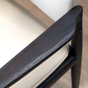 Sillón Minimalista Italiano de Madera de Fresno para Sala de Estar con Relleno de Espuma para Uso Doméstico - Product Image 2