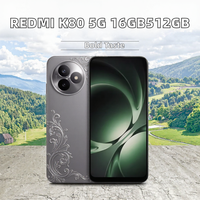 Smartphone Redmi K80 5G, écran OLED 6,67 pouces 2K 120Hz, Snapdragon 8 Gen3, 512 Go, 16 Go, 50 MP OIS, 6550 mAh, charge rapide 90 W