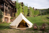 Tente en toile de coton imperméable, Portable et de luxe, glamping, 3m, 4m 5m 6m, pour camping en plein air