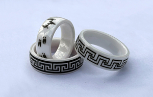 Nhẫn thông minh NFC chống nước 13.56MHz kiểu mới, tích hợp chức năng thanh toán & móc khóa Tesla, kèm thẻ <span class=keywords><strong>RFID</strong></span> mini dùng cho khách sạn & danh thiếp - Product Image 3