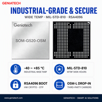 MediaTek Genio 520 AI SoM 10 TOPS N.PU Dual MIPI CSI 16MP Edge AI Vision Machine Learning Yocto Gateway Industriale Embedded