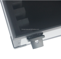 Boîte de rangement en aluminium gris personnalisée, étuis de transport, étuis pour cartes à collectionner, boîte pour cartes de sport, cartes de coupons