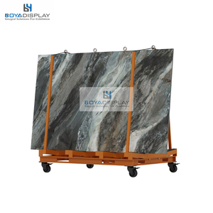 Bán buôn tải 1.5-2 tấn 2.5 Meter Glass Granite lưu trữ giỏ hàng đá <span class=keywords><strong>slab</strong></span> Giao thông vận tải một khung Giá xe đẩy kệ đứng - Product Image 2