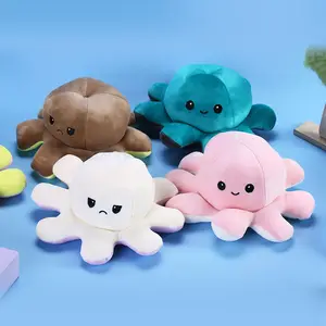 Pençe makinesi Plushies doldurulmuş hayvan için 25 cm yeni Flip ahtapot tatil mevcut peluş oyuncaklar