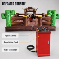 Taureau mécanique gonflable électrique avec panneau de commande pour parcs d'attractions, carnavals et locations de festivals