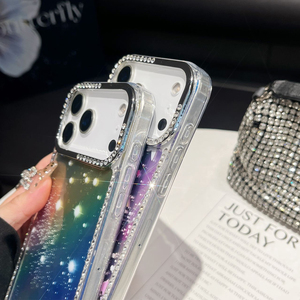 Funda de Teléfono TPU+PC con Diamantes Brillantes en Color Caramelo para 17 Air Samsung S26 Ultra Infinix Hot60 - Product Image 6