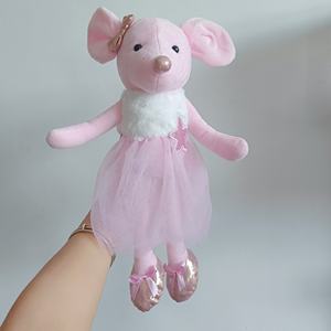 Sıcak satış balerin hayvan kedi peluş tavşan oyuncaklar bale elbise tavşan kuğu Flamingo Plushie dolması bebekler Dolls che de bailarina - Product Image 2