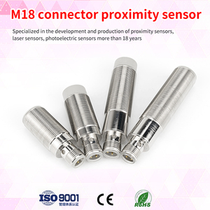 Luoshida Unshielded Threaded Cylindrical NPN NO+NC 10-30V DC 4 Wires M18 Inductive Proximity Sensor with M12 4-pin Plug - Product Image 6