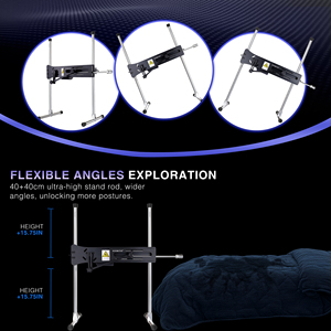 Máquina Sexual Hismith <span class=keywords><strong>Max</strong></span> con Sistema KlicLok, 200W, Potente, Control Remoto por Aplicación y Cable, Máquina de Amor con Movimiento de Empuje - Product Image 5
