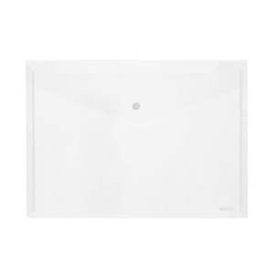 Custom Logo <b>A4</b> Clear PP <b>Document</b> Bag Snap Button Closure Thick Office/School Portable Portfolio File Pocket <b>Folder</b> Filing - Product Image 3