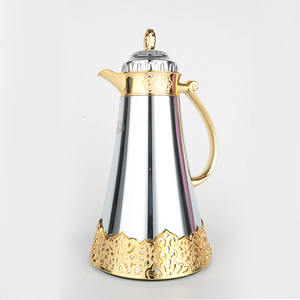 Bouteille en verre arabe LVC-1000 pour café avec <span class=keywords><strong>dessin</strong></span>, doublure en verre rose, thermos isolé sous vide - Product Image 6